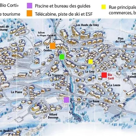 Apartament Bio Corti 6p. 3 Ch Proche Pistes/commerces La Plagne