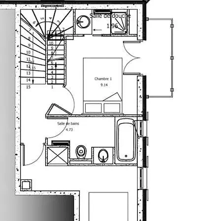 Bio Corti 6p. 3 Ch Proche Pistes/commerces Apartament *